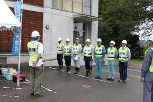 防災訓練　会長挨拶